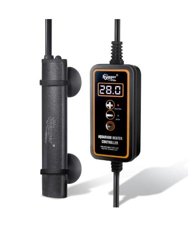 Hygger Mini aquarium heating 50W diving Betta aquarium heating rod with digital display of external control turtles aquarium heater suitable for fresh water pool up to 45l 50W up to 45l - Buy Online on GoSupps.com