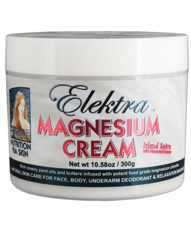 Elektra Magnesium Cream ISLAND SPICE NUTRITION VIA SKIN 10.58 OZ (300g)