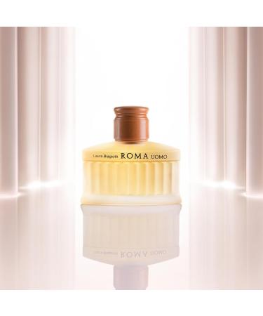 Laura Biagiotti Roma for Men - Classic and Elegant Scent - Opens with Grapefruit Bergamot and Basil - Reveals Your Seductive and Masculine Side - Perfect for Date Night - 2.5 oz EDT Spray - Buy Online on GoSupps.com