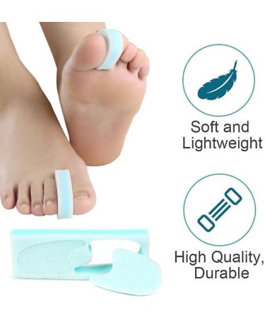 Haosem Foam Toe Separator 2 Pieces for Overlapping Toes & Hammer Toe Relief | Pressure & Friction Control - Buy Online on GoSupps.com