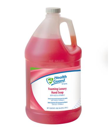 Kutol Health Guard 69013 Foaming Luxury Hand Soap 1 Gallon Pour Top Bottle Pink with Tropical Fragrance (Pack of 2)
