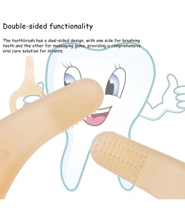 OUROBOT Baby Silicone Toothbrush - Infant Toddler Training Teether Toy - Buy Online on GoSupps.com