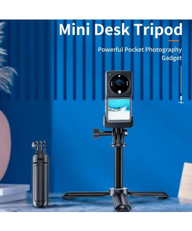 TELESIN Mini Desktop Tripod Selfie Stick for GoPro, Insta360, DJI & More | Telescopic Selfie Pole Monopod Extension - 4 Lengths - Buy Online on GoSupps.com