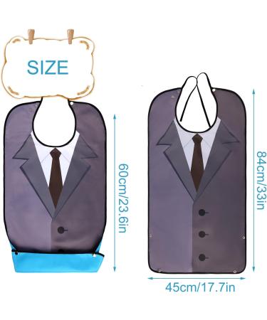 AIEX Adult Bibs: Waterproof Floral Print, Washable & Reusable - Clothing Protectors | Suit 06 - Buy Online on GoSupps.com