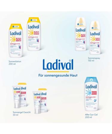 LADIVAL Sensitive Skin Plus SPF 30 Lotion 200 ml - Best Sunscreen for Sensitive Skin | International Shipping Available - Buy Online on GoSupps.com