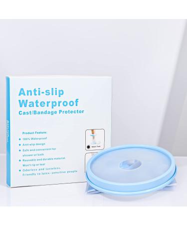 Sumifun Waterproof Foot Cast Cover for Shower - Adult Ankle Cast Protector with Non-slip Padding Bottom - Keep Wounds Dry - Buy Online on GoSupps.com