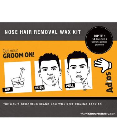 Groomarang Nose Hair Wax Kit for Men & Women | Includes Nose Wax + Hair Threading Device for Beard & Eyebrow Shaping - Buy Online on GoSupps.com