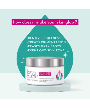Oxy-Infusion Night Cream - Boost Skin Oxygen & Moisture for Youthful Glow | Dermatologist-Developed | 60 gm - Buy Online on GoSupps.com