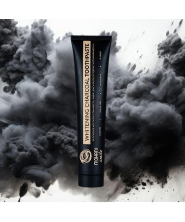  Mohani Mohani Whitening Toothpaste with Active Charcoal | Black Toothpaste Fluoride Free Adult | Whitening Toothpaste for Anti-Caries Protection and Long-Lasting Freshness (75 ml) - Buy Online on GoSupps.com