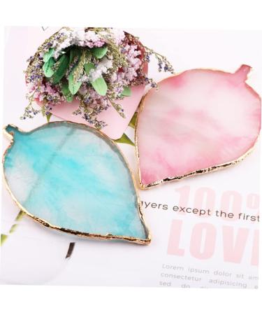 Beavorty manicure nail palette Nail Art Polish Holder color display plate Nail Art Painting Gel Palette Resin Makeup Palette manicure palette Nail Art Display resin palette agate tool 9.5*8*1cm Blue - Buy Online on GoSupps.com