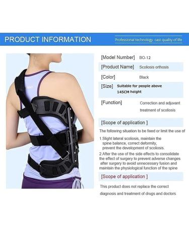 Back Brace Straightener Scoliosis Posture Corrector Adjustable Spinal Auxiliary Orthosis for Back Postoperative Recovery Men and Women Adults - Buy Online on GoSupps.com
