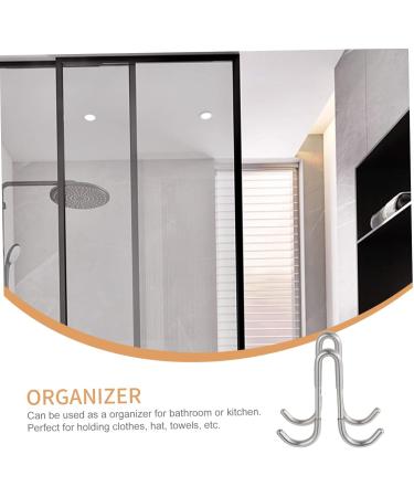 Abaodam 2pcs Bathroom Hook Picture Frame Hooks Picture Hanger B07sc2f55t Over Door Hook Back Door Bath Towel - Buy Online on GoSupps.com