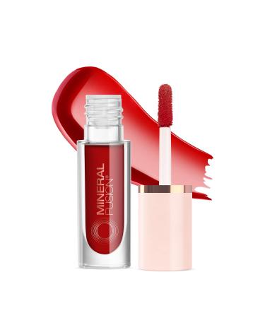 Mineral Fusion 2-in-1 Lip & Cheek Stain Syrah  0.10 fl oz  Bright Red hydrating  long-lasting  matte lip and cheek color - Buy Online on GoSupps.com