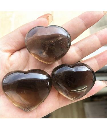 1pc Natural Beautiful Smoky Quartz Quartz Crystal Heart Decoration Natural Quartz Crystals Reiki Stone PEIQIYIN Stone Mineral Specimen - Buy Online on GoSupps.com