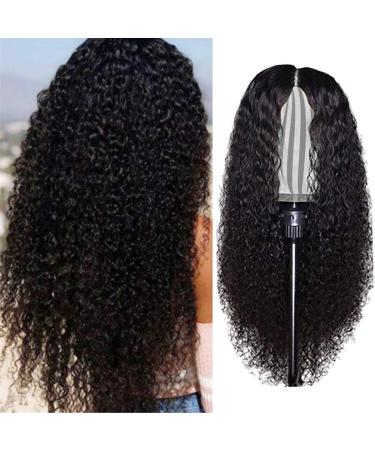 Gmuret 24 Inch Curly Lace Front Wig for Women - Real Black Hair Swiss Lace Natural Look - Buy Online on GoSupps.com