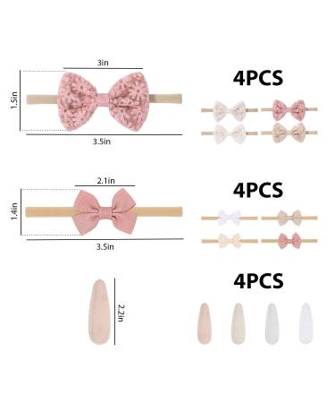 12-Piece Toddler Hair Accessories Set | Cute Head Cover Looped Hair Ties & Printed Clips for Newborns & Babies | International Shipping - Buy Online on GoSupps.com