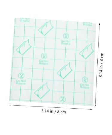 Buy NOLITOY 100pcs Adhesive Makeup Hand Palette - Disposable Clear Hand Held Blender & Mixer for Professionals | Waterproof & Breathable - Buy Online on GoSupps.com