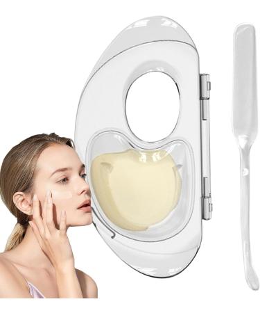  Tewzafiya Cosmetic Palette with Blender Stick Acrylic Makeup Palette with Stick - Acrylic Cosmetic Tray Makeup Mixing Palettes with Finger Hole for Lipsticks Cos - Buy Online on GoSupps.com