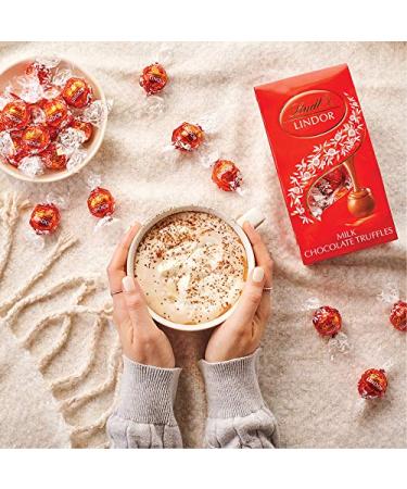 Lindt LINDOR White Chocolate Truffles - Smooth Melting Center, Perfect Gift - 5.1 oz. Bag (6 Pack) - Buy Online on GoSupps.com