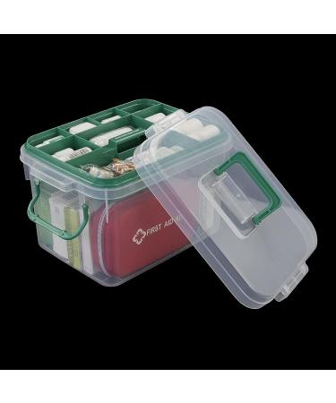 Teyyvn Plastic First Aid Box - Family Medicine Storage Container - Buy Online on GoSupps.com