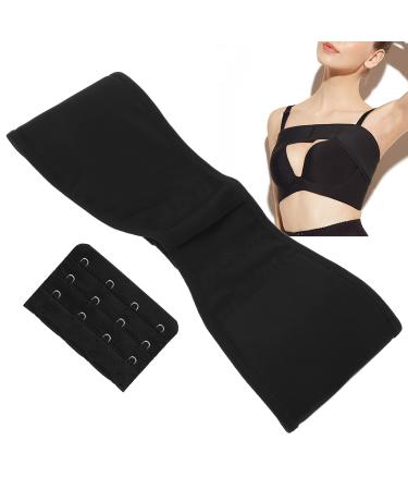 Adjustable Post Surgery Breast Band Stabilizer Breast Augmentation Support Band Wrap Bandage, Breathable Light, Gather Chest, Prevent Hunchback, Speed Up Postoperative Repair (Black)(XXL) 2X-Large