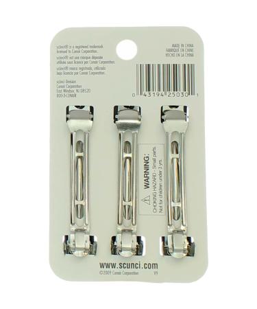 Scunci Effortless Beauty Matte Barrettes - 3 Pack for Stylish Hair Accessories - Buy Online on GoSupps.com