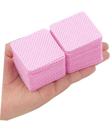 HONMEET 400 Sheets Eyelash Cleaning Pads Cotton Lash Extension Glue Cleaning Wipes Nail Gel Polish Nail Remover Pads - Buy Online on GoSupps.com