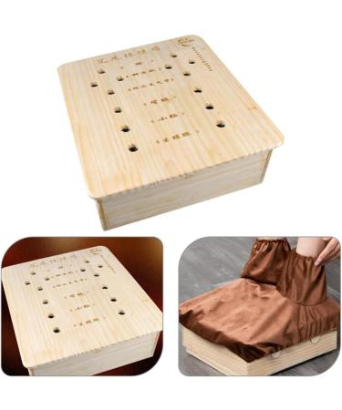 Buy Baluue Bamboo Healing Box - Traditional Chinese Moxibustion Solid Wood Moxa Stick Burner for Home & Salon | Warm Navel & Belly Relief - Buy Online on GoSupps.com