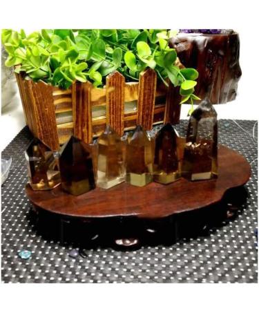 Smoky Quartz Wands 6 Faceted Point Reiki Crystal Pack of 2 Stone Collection - Buy Online on GoSupps.com