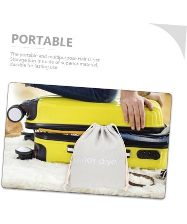 Baluue 2pcs Hair Dryer Storage Bag Hair Dryer Holder Bag Organizer for Traveling Cloth Storage Bag Fabric - Buy Online on GoSupps.com