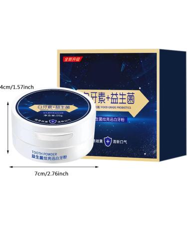 Manmaning Probiotic Tooth Powder - Remove Tooth Stains & Freshen Breath (1 Piece Blue) - Brighten Your Smile - Buy Online on GoSupps.com