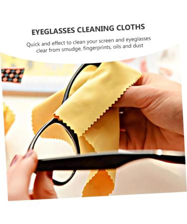 FOMIYES 100pcs Cloth Camera Lens Wipes - Eyeglass Phone & Screen Cleaning Wipes - Random Colors 13x13cm - Perfect for Eyewear Care & Photography - Buy Online on GoSupps.com