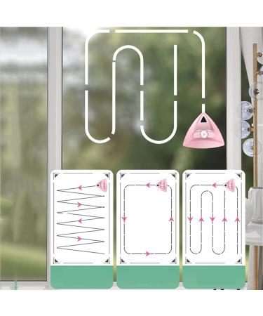 Window Cleaner Magnetic Double Sided Window Glass Cleaner 5-Files Adjustable Thickness Home Magnets Wiper Cleaning Brush Tools for Double Glazed Window Thickness (Pink) - Buy Online on GoSupps.com