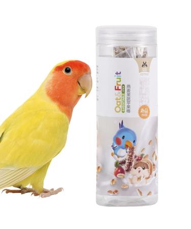 Hamster Snack Sticks - Chew Teething Snack Sticks Nutritious Convenient Hygienic Chewing Sticks for Hamsters Pet Rabbits and More Bairong Oatmeal Fruits and Vegetables