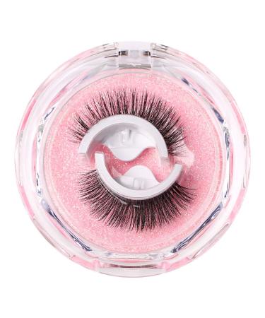 2 Pairs Reusable Adhesive Eyelashes - No Glue Natural Look Self-Adhesive False Lashes with Storage Box - Perfect for International Shipping - Buy Online on GoSupps.com