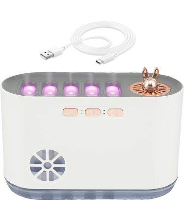Essential Oil Diffuser with Music Sync | 700ml Colorful Humidifier for Home & Office - Buy Online on GoSupps.com