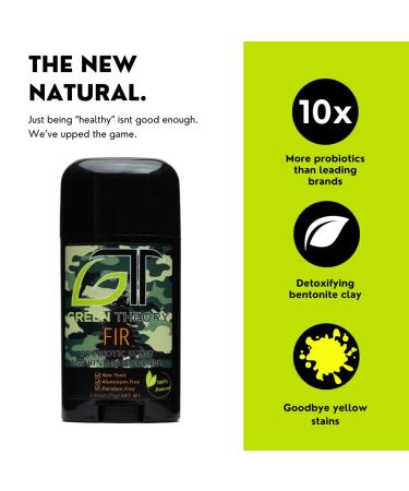 Buy Green Theory Fir Scent Natural Deodorant - Probiotic Aluminum-Free Solid 2.65 Oz | Best Hunting Deodorant | Tree Scents Collection - International Shipping Available - Buy Online on GoSupps.com
