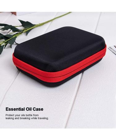 Cyrank Essential Oil Storage Case - Red Carrying Bag for 30 x 3ml Bottles | Ideal for Essential Oil Organization & Travel - Buy Online on GoSupps.com