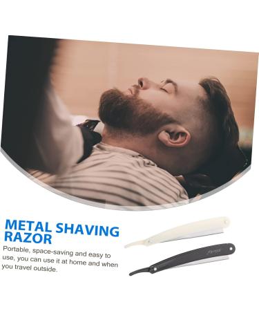 Magiclulu Safe Shaver - Portable Men's Razor & Hair Cutter (2 Pcs) | Metal Hand Razor for Precise Grooming - Buy Online on GoSupps.com
