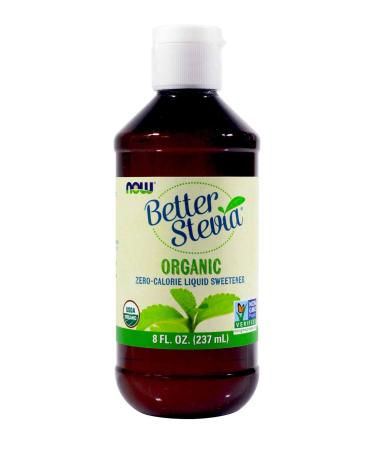 NOW FOODS ORGANIC BETTER STEVIA, 8 OUNCE, 2-PACK