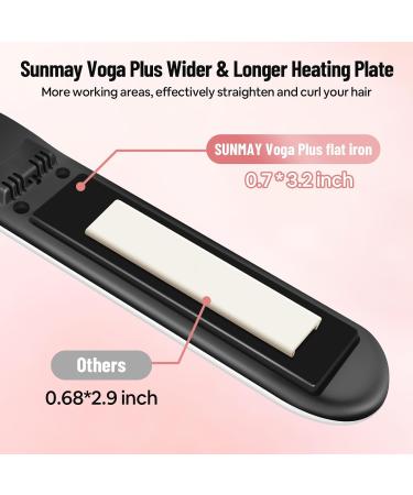 Buy SUNMAY Voga Plus Ionic Cordless Hair Straightener & Curler - Fast Heating USB Rechargeable - Perfect for Travel | International Shipping Available - Buy Online on GoSupps.com