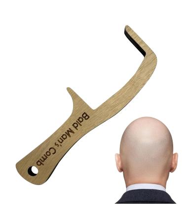 Shop Yunfang Bald Man Comb & Brush - Funny Hair Loss Gifts Wooden Toothless Comb for Bald Heads - Buy Online on GoSupps.com