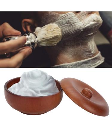 Premium Wooden Shaving Brush Bowl - Perfect Tool for Hairdressing and Grooming - Buy Online on GoSupps.com