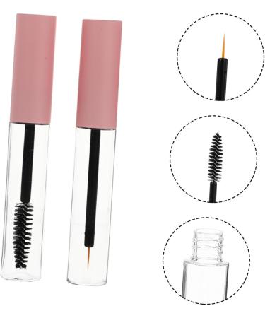 SKISUNO 8 Pcs Eyeliner Stick Empty Lip Gloss Bottles Clear Lash Mascara Lip Gloss Squeeze Tubes The Pet Pink - Buy Online on GoSupps.com