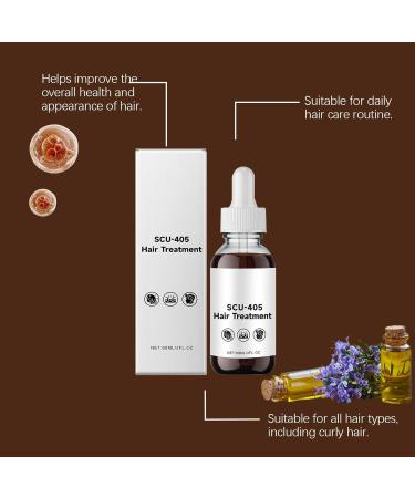 Huile de croissance des cheveux Solution capillaire nourrissante et fortifiante | Huile de soin du cuir chevelu aux extraits naturels avec effet hydratant et rajeunissant pour un maintien de la - Buy Online on GoSupps.com