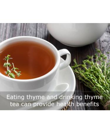 Organic Thyme: 100% Natural Raw Thyme for Healthy Meals and Tea - Non GMO, Gluten-Free with Thymol - No Preservatives or Additives - Perfect Seasoning, Always Fresh - Buy Online on GoSupps.com