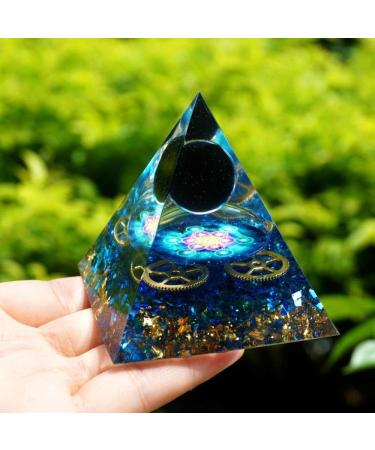 Buy Meditation Orgone Pyramid Crystals - 7 Chakra Energy Kit for Spiritual Enhancement & Home Decor - Buy Online on GoSupps.com