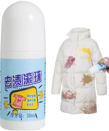 Laundry Stain Remover 50ML No-Wash Laundry Oil Stain Removal Roller Home Cleaning Agent For Jeans Clothing Pants Carpet Down Jacket Hersil - Buy Online on GoSupps.com