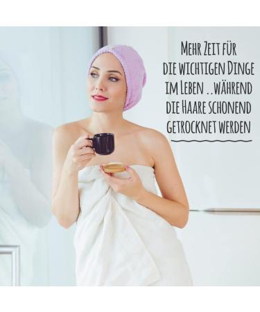 Spaetzen 2x Haarturban & Free Makeup Remover | Microfiber Hair Towel Fast-Drying Turban Cloth with Buttons - Perfect for International Shipping - Buy Online on GoSupps.com