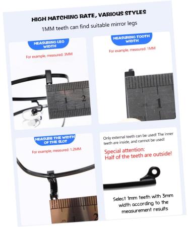 Plafope Metal Glasses Legs Repair Set - Women's Sunglasses Replacement Parts for Broken Glasses - Buy Online on GoSupps.com